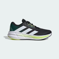 【adidas 愛迪達】慢跑鞋 男鞋 運動鞋 緩震 QUESTAR 3 M 黑綠白 ID8737