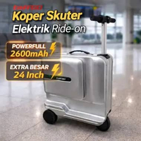 TaffGo Koper Skuter Elektrik Kabin Airwheel Style Luggage 24 Inch - SE40 hitam