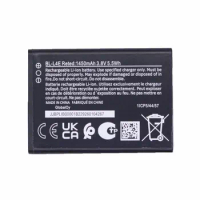 1x 1450mAh 3.8V BL-L4E BLL4E Rechargeable Battery For Nokia 2260 2660 Flip TA-1480 Phone Batteries