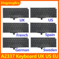 2020 Year New Laptop A2337 Keyboard UK US Spain French Portuguese German For Macbook Air 13" M1 A2337 Keyboard Replacement