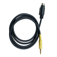 Radio audio PTT adapter cable DIN 6 to 3.5mm for YAESU FT 891/857/817/991/450D.