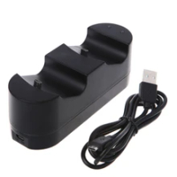 Controller Charging Station for Playstation Dualshock 4 Dual USB Charger Ports-