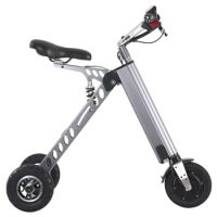 USA Warehouse Light Weight 3 Wheel Electric Tricycle 8 Inch Foldable Mobility Electric Scooter with Seat