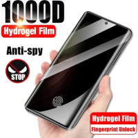 3Pcs Anti-Spy Hydroge Film Screen Protector For Samsung Galaxy S22 S21 S20 S23 S24 Ultra For Samsung Galaxy Note 10 20 Film