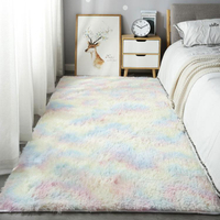 床邊毯 北歐風客廳茶幾地毯臥室可愛少女房間滿鋪網紅ins床邊地毯地墊