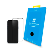 hoda iPhone 13 mini 5.4吋 0.33mm 抗藍光滿版玻璃保護貼
