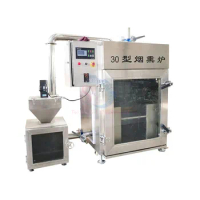 Commercial Steam Heating Meat Sausage Baking Machine/Multifunction Smoked Furnace With Trolley Electric Smoke Oven