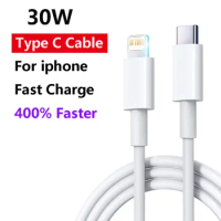 PD 30W Fast Charging USB Type C To Lightning Fast Charging Cable For Apple iPhone 14 13 12 Quick Charge Data Wire