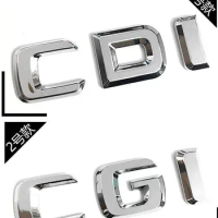 3D ABS CDI Letters Sticker Car Trunk Badge For Mercedes Benz B180 E260 E200 C200 GLK 220 250 ML 320 CDI Emblem Logo Accessories