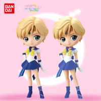 Bandai Sailor Moon Model Qposket Toys Ten'ou Haruka preppy style Sailor Moon Anime Action Figures Model Assembly Toy Girls Gift