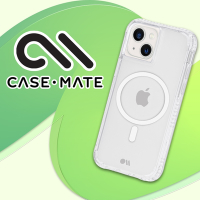 美國 CASE·MATE iPhone 14 Tough Clear Plus 環保抗菌超強悍防摔保護殼MagSafe版 - 透明