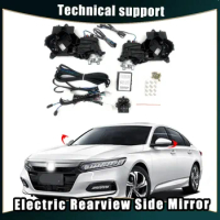 Car Mirror Electric Automatic Rearview Mirror Folding System Side Mirrors Folded Motor Kit Modules for Honda Accord 2016-2023