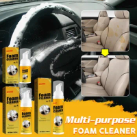 Car Interior Leather Foam Clean Cleaner Multifunctional Kitchen Cleaner Car Interior Strong Decontamination Ceiling Seat Clean