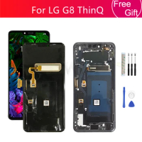 For LG G8 LCD LCD Display Touch Screen Digitizer Assembly LMG820QM7 G820UMB LMG820UM0 G820 With frame For LG G8 ThinQ Screen