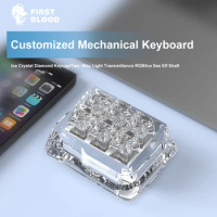Type-c Custom Keyboard Macro 6Key Programming RGB Bluetooth Gaming Photoshop Hotswap Mini Mechanical BT Keyboard FirstBlood B6