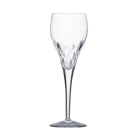【Royal Duke】波蘭Violetta鑽石白酒杯260ml(手工刻花一體成形水晶杯香檳杯酒杯紅酒杯)