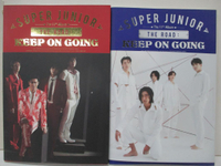 【書寶二手書T3／音樂_FM5】SUPER JUNIOR The 11th Album The Road:keep on going_2冊合售_紅藍封面_SUPER JUNIOR