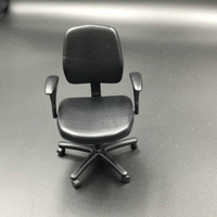 Mini 現貨 Mr.Box 1/12 辦公椅 方型靠背有扶手