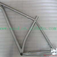 Customized titanium fat bicycle frame with sliding dropouts XACD made Ti fat bike frame super light titanium fat bike frame