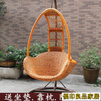 免運 網紅鳥巢摇篮椅 吊籃椅 秋千 吊椅 吊床 懶人椅 陽台搖籃椅子 吊籃吊椅 陽台藤椅 室內家用鞦韆 搖摇椅吊床真藤椅吊籃秋千吊椅搖搖椅鳥巢搖籃庭院陽臺家用單人簡約休閑藤椅