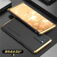 Reno 6 Aluminum Metal Phone Case For Oppo Reno 6 Pro Case Hard PC Shockproof Armor Cover for Oppo Reno 6 6 Pro Protection Coques