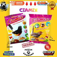 Pakan Burung Berkicau Ciamix Voer Kasar Halus Ekstrak Buah Meningkatkan Suara Burung Voer Kasar