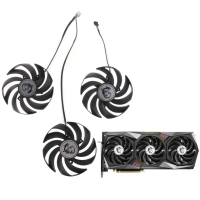 พัดลมการ์ดจอ 90 มม. PLD09210S12HH 4 พิน สำหรับ MSI Radeon RX 6800 6900 XT 6800XT