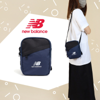 New Balance 側背小包Colorblock Sling Bag 男女款 藍 黑 白 小方包 休閒 側背 肩背 NB LAB23018NGO
