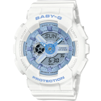 【CASIO 卡西歐】BABY-G 活力時尚雙顯腕錶(BA-110XBE-7A/速)