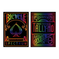 bicycle單車撲克牌 Spectrum 彩虹牌進口收藏花切