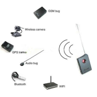 Mini Multi Anti Spy Detector + Light Laser Finder Hidden Camera