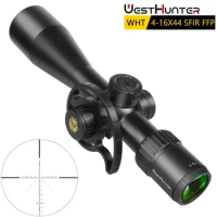 WESTHUNTER WHT 4-16X44 SFIR FFP Compact Scope First Focal Plane Hunting Riflescopes Illuminated Reticle Lock Reset Optic Sights