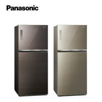 【Panasonic】無邊框玻璃系列580L雙門電冰箱(NR-B582TG) 彰投免運含基本安裝