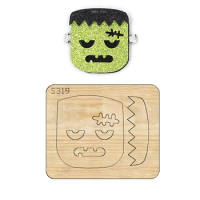 2021 New Halloween Hulk Mask Cutting Dies Wooden Dies Suitable for Common Die Cutting Machines on the Market
