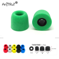 2 pcs/1pairs ANJIRUI T400 6 color 4.9mm (L M S) Caliber Ear Pads/cap Meets memory foam pads for headphones internal tips Sponge