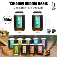 13 Honey 850g Bundle Deal| Natural Pure Honey Organic Honey Raw Honey| Wild Honey Stingless Honey
