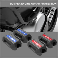 Motorcycle 25mm Crash Bar Bumper Engine Guard Protection Decorative Block For HONDA ADV150 ADV 150 2019 2020 Accessories