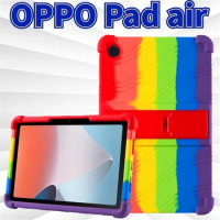 Case For OPPO Pad Air 10.36" Tablet Soft Stand Cover Funda For OPPO Pad Air Tablet (OPD2102) With KickStand