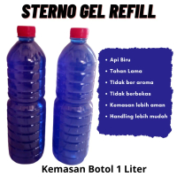 Sterno Gel Refill Isi Ulang, Kemasan Botol 1 Liter