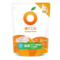橘子工坊 天然濃縮洗衣精 補充包-制菌配方 1500ml (1入)【康鄰超市】