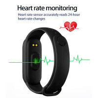 M6 Smart Watch ผู้ชายผู้หญิงติดตามการออกกำลังกาย S Mart W Atch ความดันโลหิต H Eart Rate Monitor ออกกำลังกายวง S Martbracelet สำหรับ Android IOS