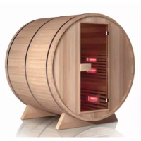 Wood Steam Sauna Room 4 Person Dry Sauna Room Outdoor Sale Soft Bluetooth USB Computer Power Beauty Graphic Piece