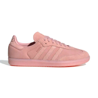 【adidas 愛迪達】Samba OG W 女鞋 粉紅色 藕粉 復古 麂皮 休閒鞋 愛迪達 休閒鞋 JS0194