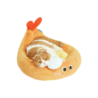 【PurLab 噗扑實驗室】造型寵物窩 天婦羅(寵物睡床 貓狗窩)