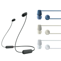 Sony 索尼 WI-C100 白色 DSEE 語音助理 IPX4 藍芽 無線耳機 | My Ear 耳機專門店