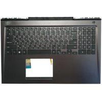 NEW Russian/US/UK laptop keyboard for DELL inspiron G7 7577 7588 with palmrest upper cover 09MK3W 0M2NYF backlight