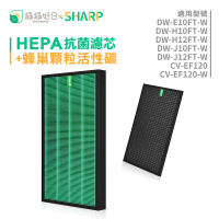 【綠綠好日】適用 夏普 SHARP DW-E10FT-W/DW-H10FT-W/DW-H12FT-W(空氣清淨除濕機濾網)