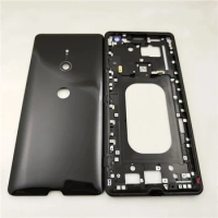 Full Housing Cover For Sony Xperia XZ3 H9436 H9493 H8416 H9496 Middle Front Frame Bezel + Glass Battery Back Cover