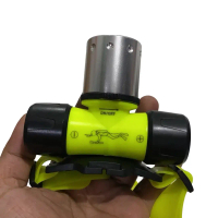 senter kepala selam / headlamp diving Baterai