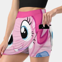 Pinkie Pie Happy Women's skirt Y2K Summer Clothes 2022 Kpop Style Trouser Skirt With Pocket Pinkie Pie Pinkie Pie Pink Pony